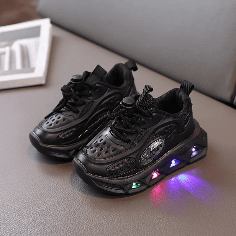 Breathable Sneakers Shoes with Multicolor LED for Children