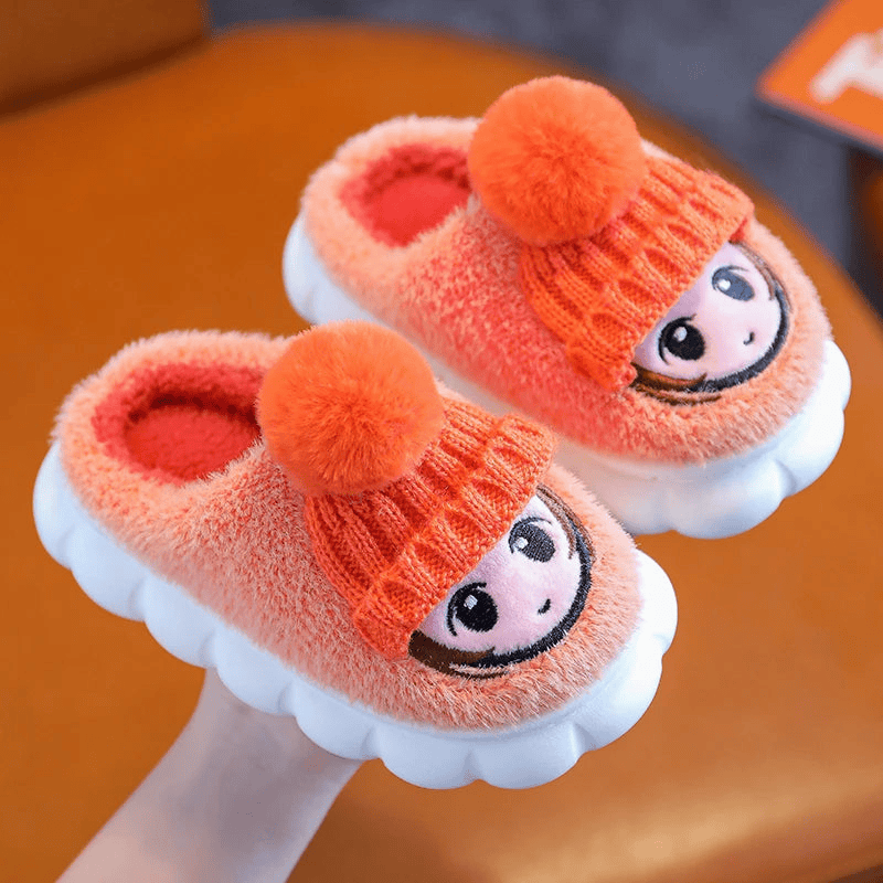 Cartoon Indoor Warm Slippers for Children