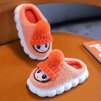 Cartoon Indoor Warm Slippers for Children