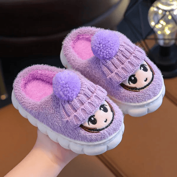 Cartoon Indoor Warm Slippers for Children