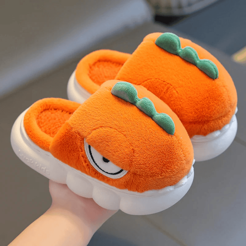 Warm Dinosaur Slippers for Children