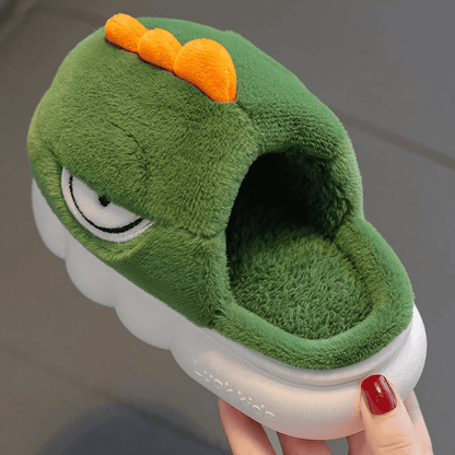 Warm Dinosaur Slippers for Children