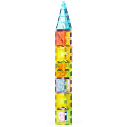 VEVOR Magnetic Tiles Magnetic Building Toy 32 PCS Magnet Blocks for Kids 3D Set