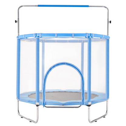 55" Trampoline for Kids Mini Toddler Trampoline with Net Indoor Outdoor