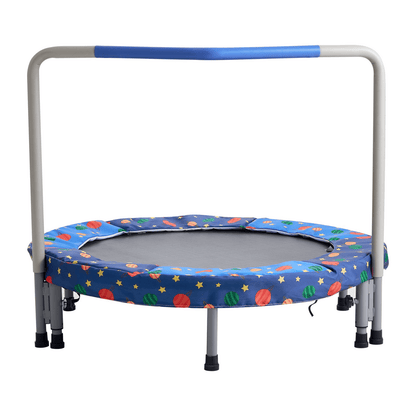 36" Trampoline for Kids Foldable Mini Toddler Trampoline Indoor Outdoor