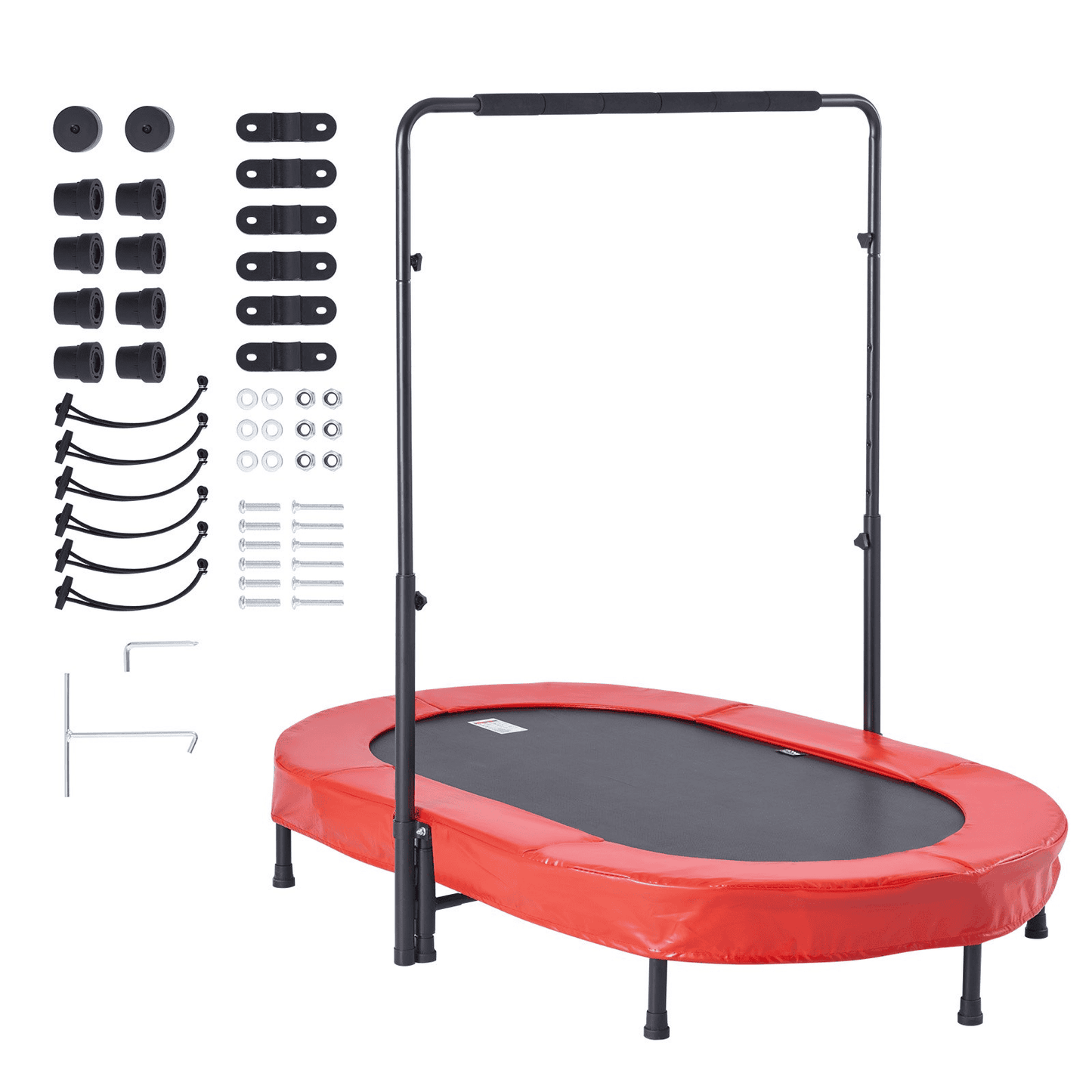 56" Trampoline for Kids Foldable Mini Toddler Trampoline Indoor Outdoor