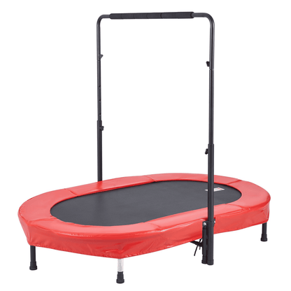 56" Trampoline for Kids Foldable Mini Toddler Trampoline Indoor Outdoor