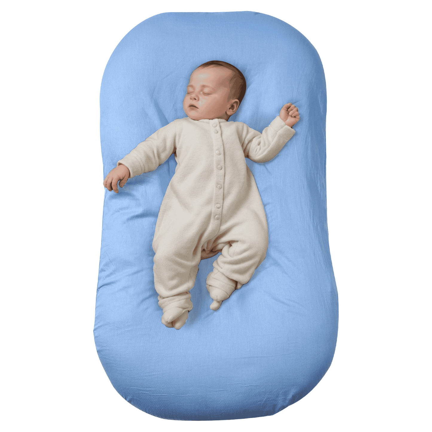 VEVOR Baby Lounger Baby Nest Sleeper for Newborn 100% Cotton Soft Infant Lounger