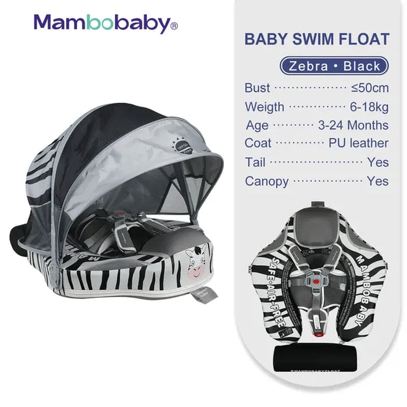 Float VIP 1 Dropshipping Non-Inflatable Baby Float with Canopy Waist Swimming Chest Floater Spa Buoy Trainer Supplier