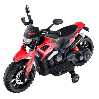 Kids Ride on Motorcycle 12V Electric Motorbike with LED for Kids Aged 3+