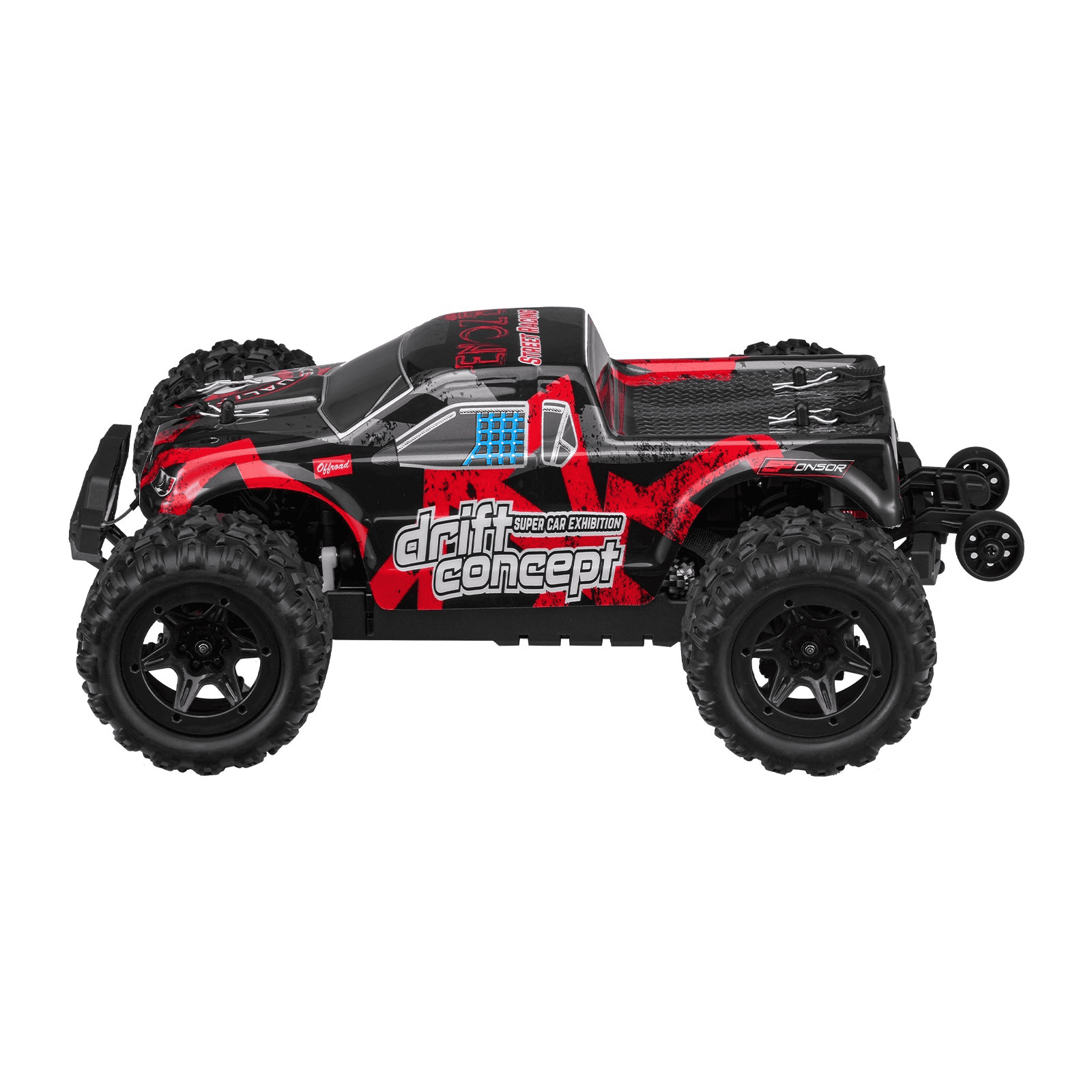 Remote Control Car 1:18 Scale Kids RC Car All Terrain 4WD Off-Road Truck