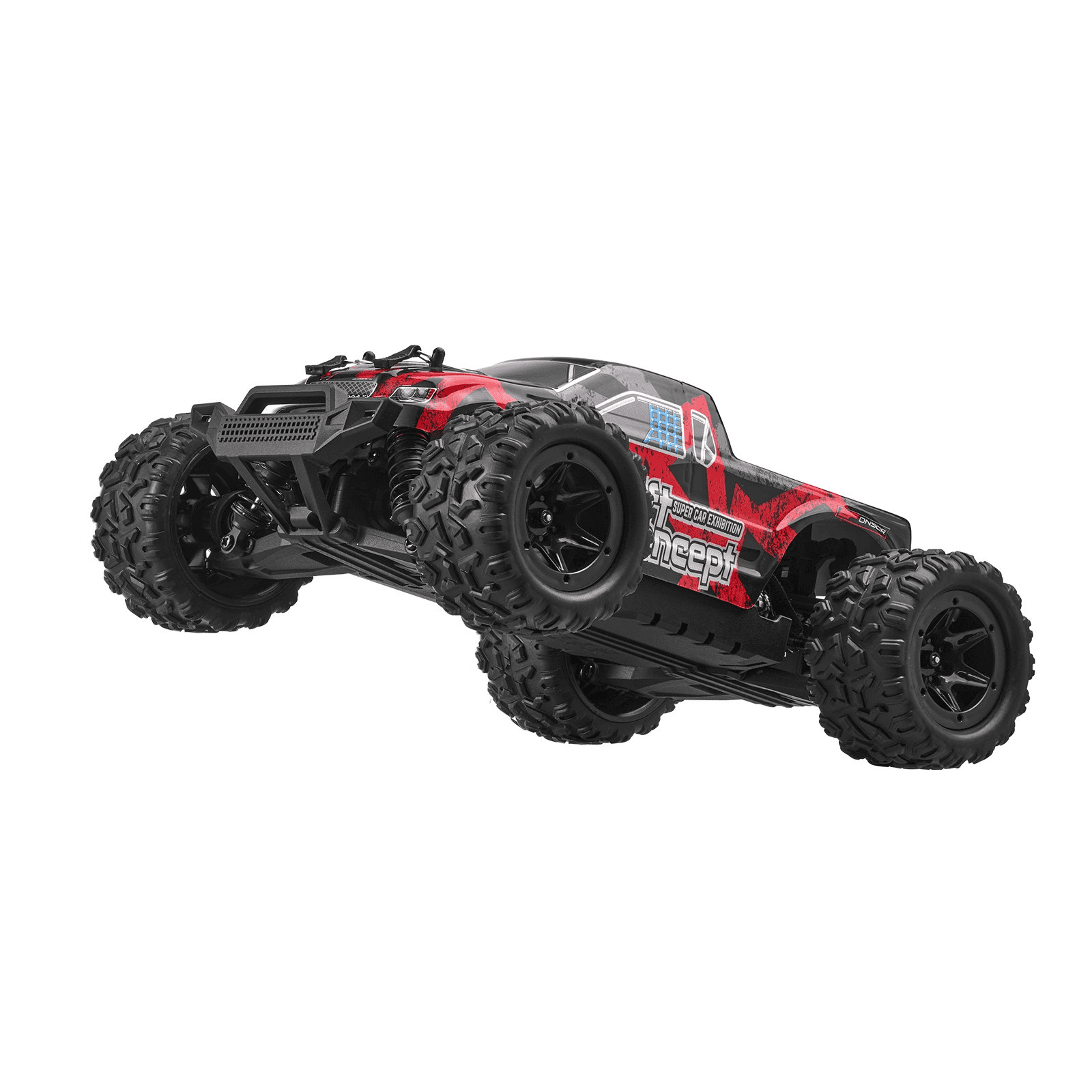 Remote Control Car 1:18 Scale Kids RC Car All Terrain 4WD Off-Road Truck