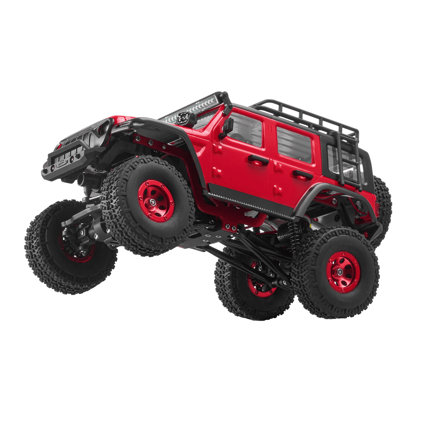 Remote Control Car 1:24 Scale Full Lighting 4WD Off-Road Truck for Kids