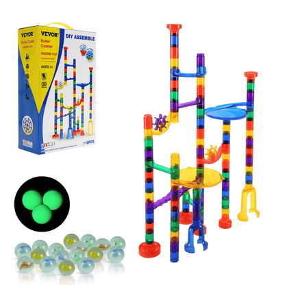 Marble Run Set 110 PCS Building STEM Toy Educational Learning Gift for Kids