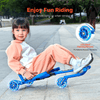 Ride on Scooter 132 lbs Powered by Zig-Zag Motion Drift Cart for Kids Ages 4+