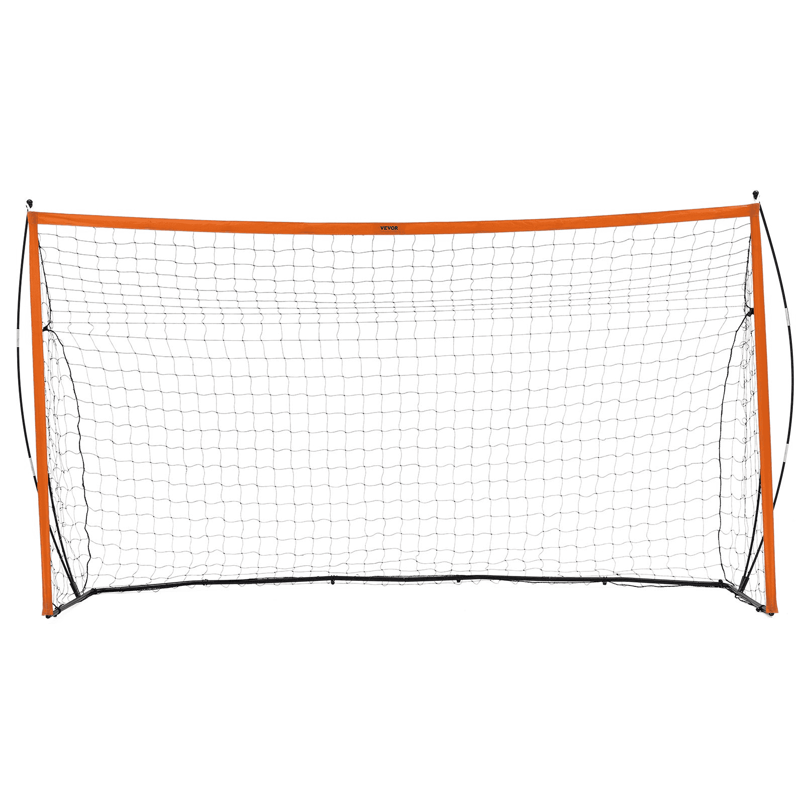 12x6 ft Portable Soccer Goal Kids Soccer Net Carry Bag Backyard Training Orange