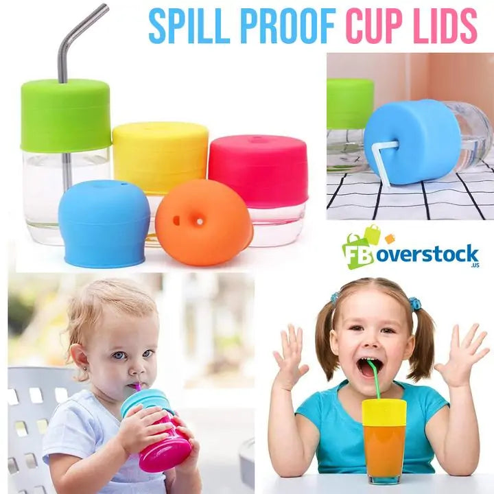 SipSafe™ Spill-Proof Sippy Lids