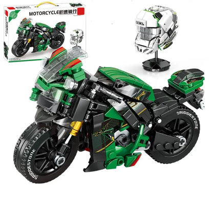 Motorcycle Model Building Block Toy