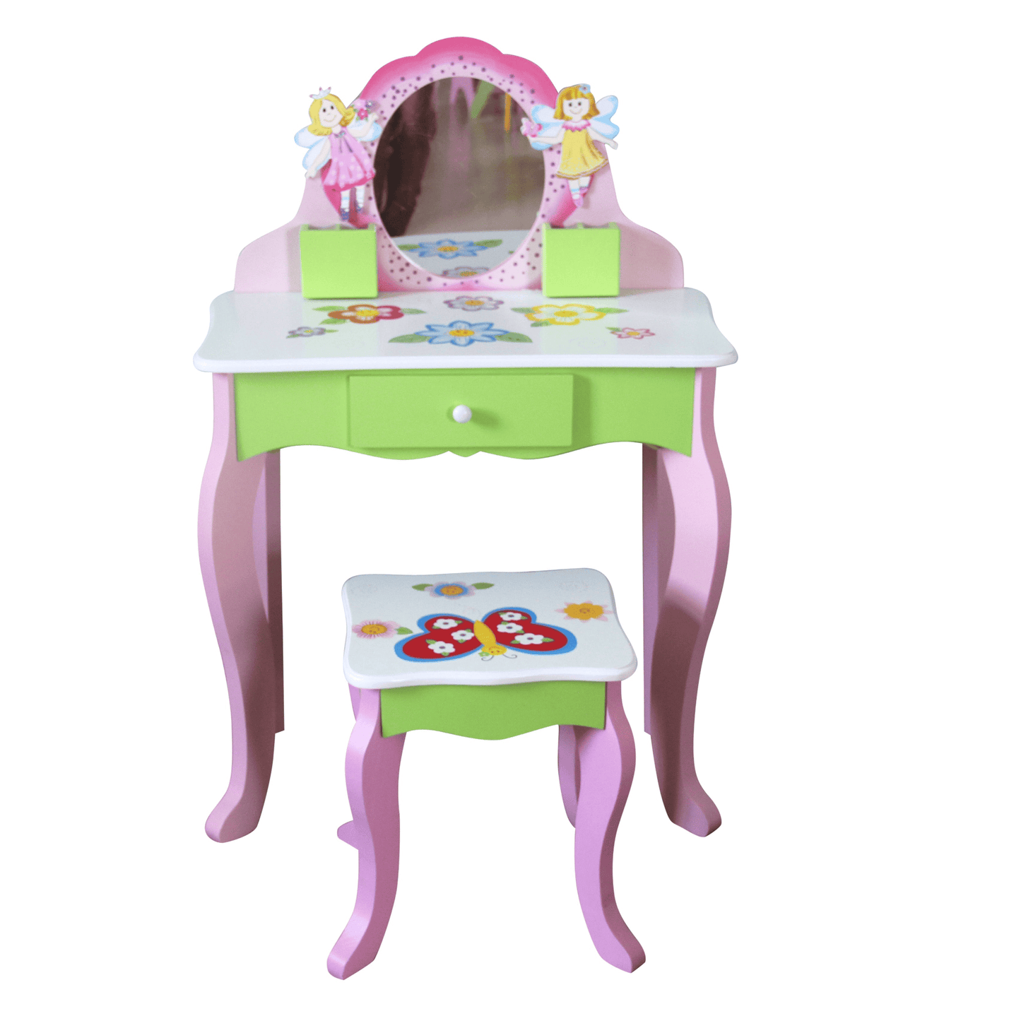 Kids Makeup Table - Vanity Set with Stool