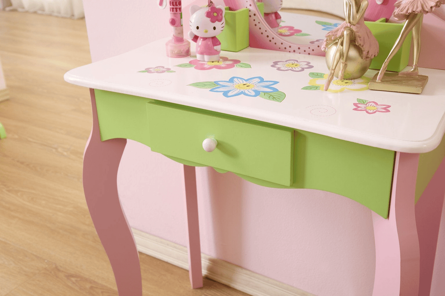 Kids Makeup Table - Vanity Set with Stool