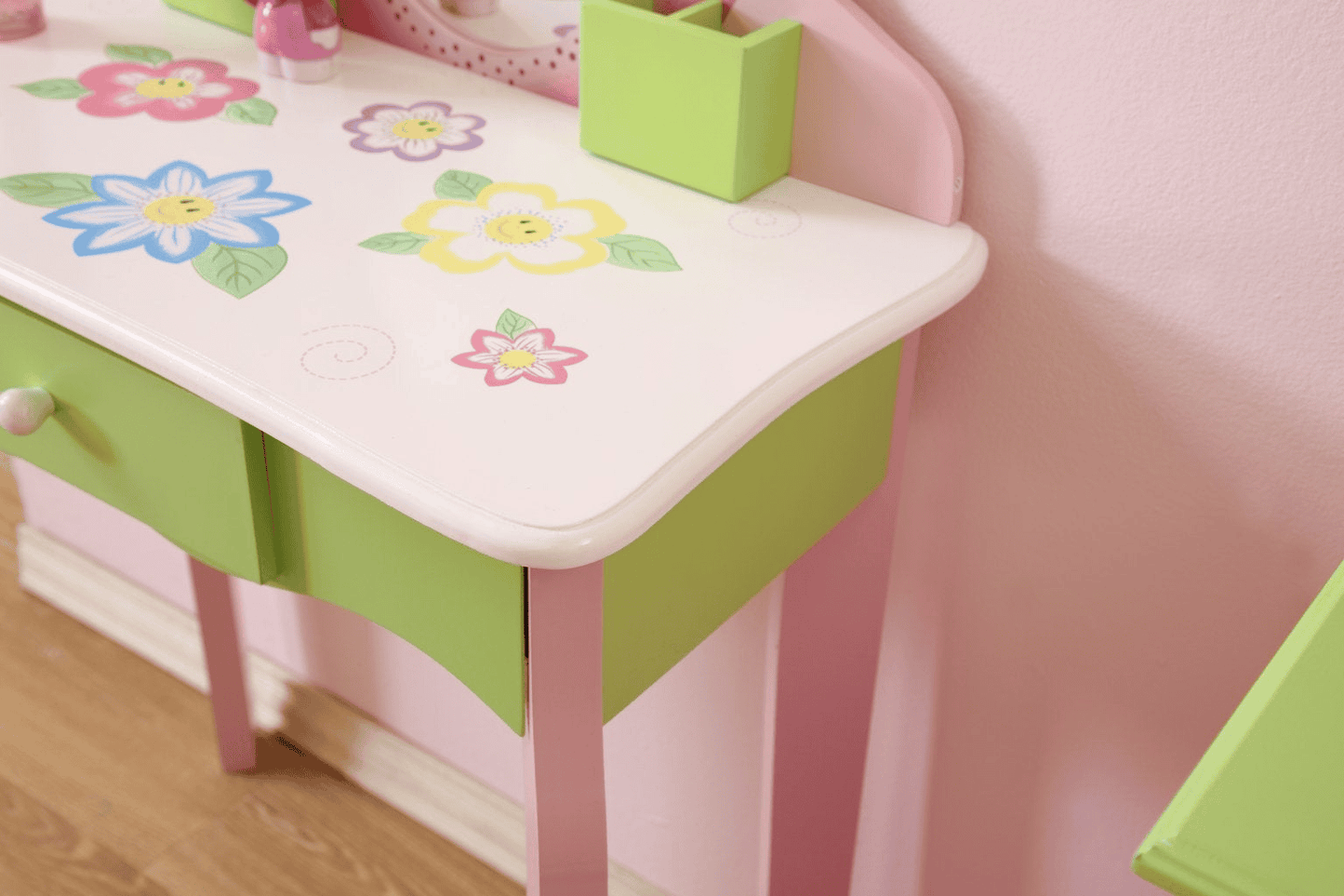 Kids Makeup Table - Vanity Set with Stool