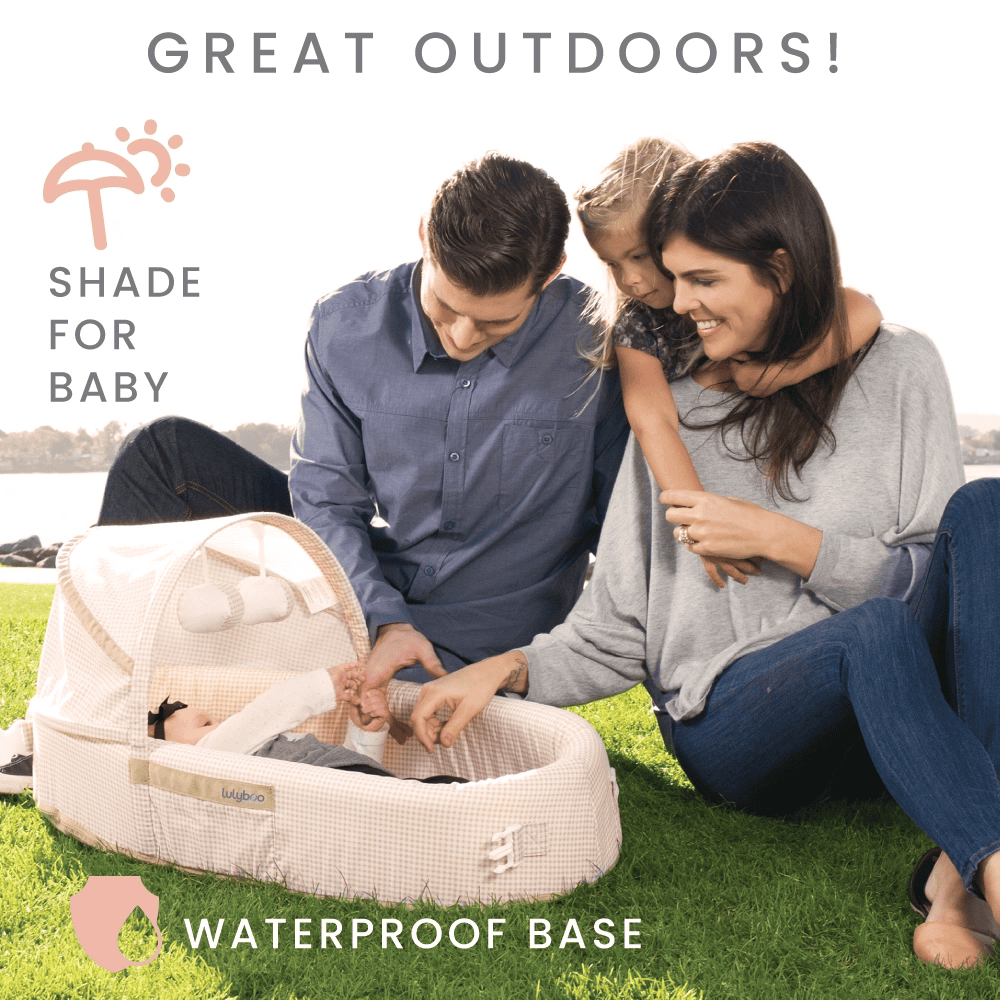 Indoor/Outdoor Cuddle & Play Lounge - Natural