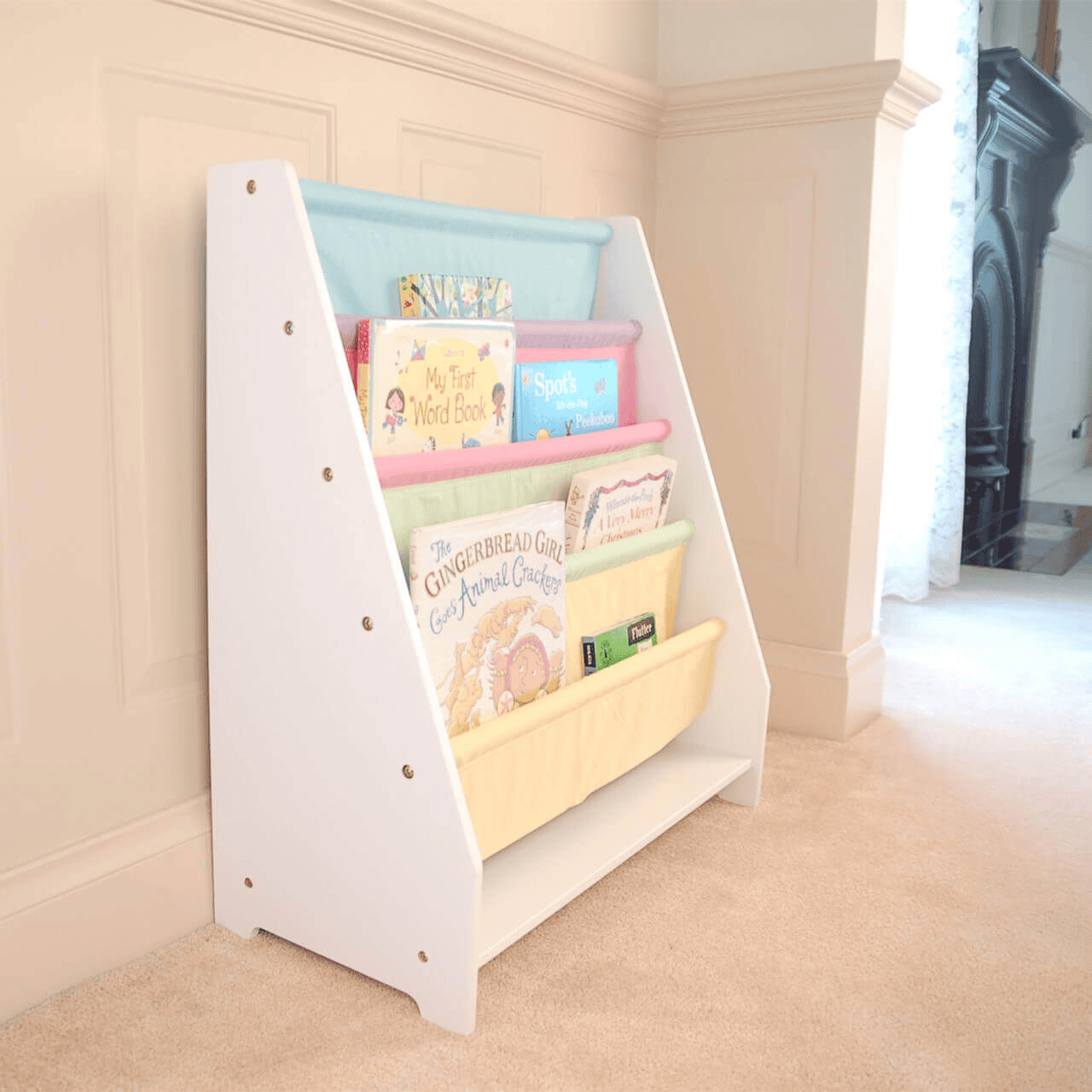 Small White Bookshelf - Modern White Bookshelf