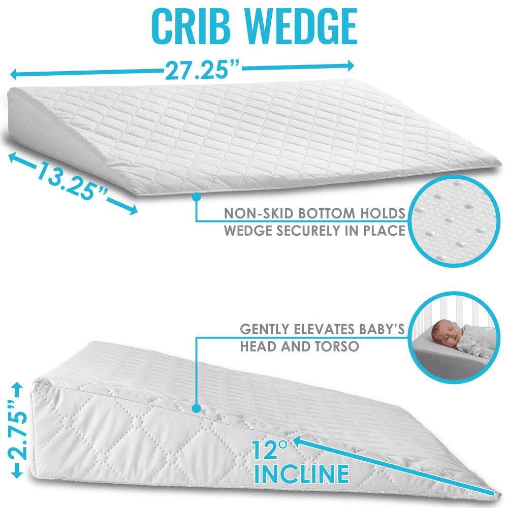 Safe Lift Universal Crib Wedge for Baby Mattress and Sleep