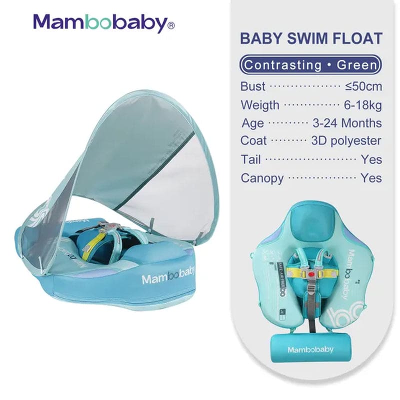 Float VIP 1 Dropshipping Non-Inflatable Baby Float with Canopy Waist Swimming Chest Floater Spa Buoy Trainer Supplier