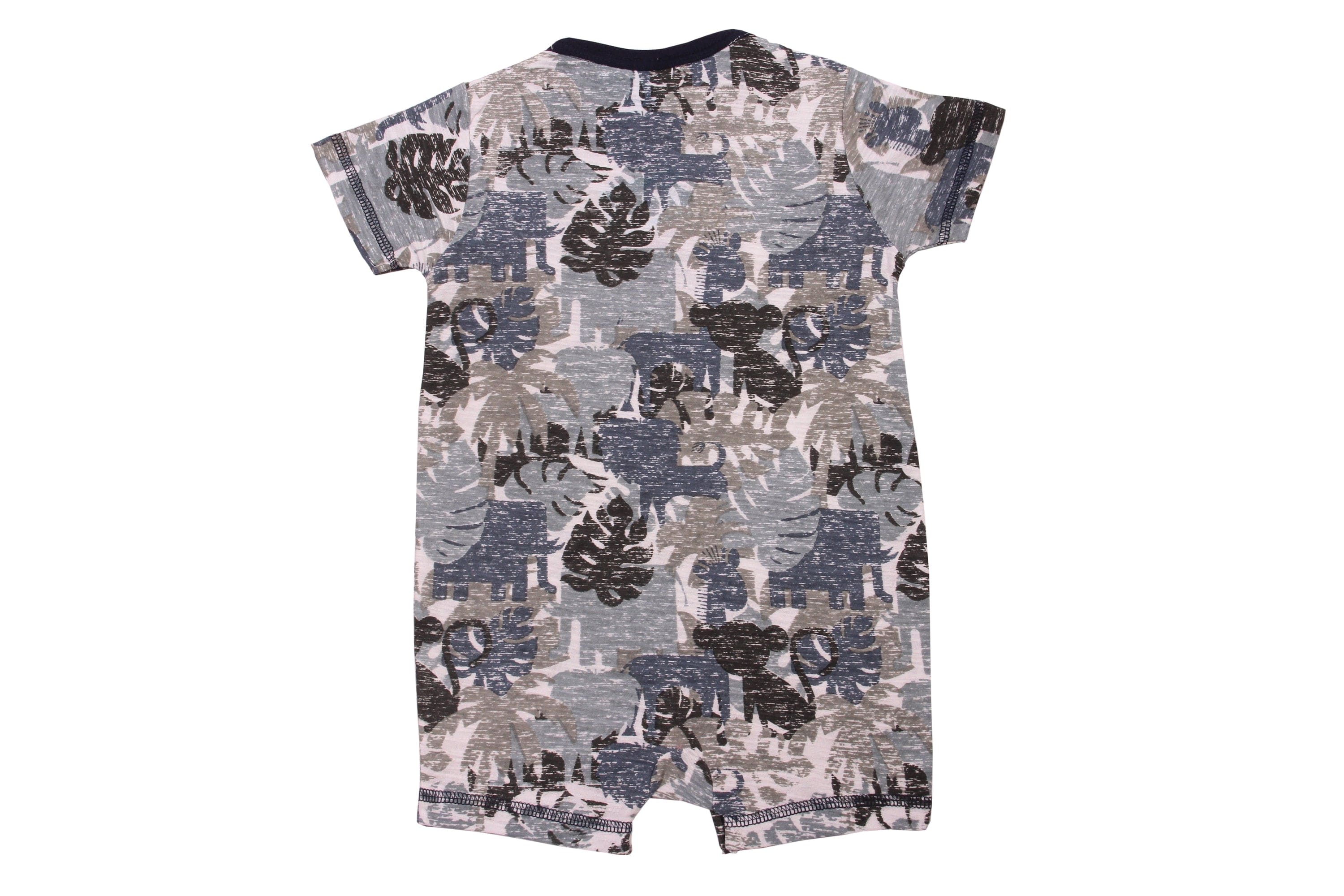 Xander Tropical Leaf Romper Baby