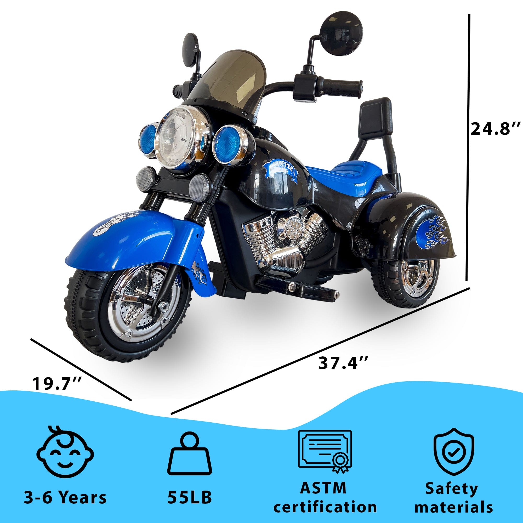 TurboRider 3-Wheel Chopper