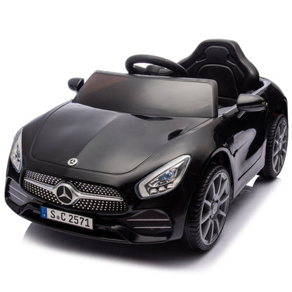 Licensed Mercedes-Benz CLS 350,12V Kids Ride On Toy Car w/Parents Control,2wd,Four-wheel suspension,Music,Bluetooth,LED Light,USB,Power display,Volume adjustment,Speeds 1.24-3.11MPH for Kids Aged 2-4.