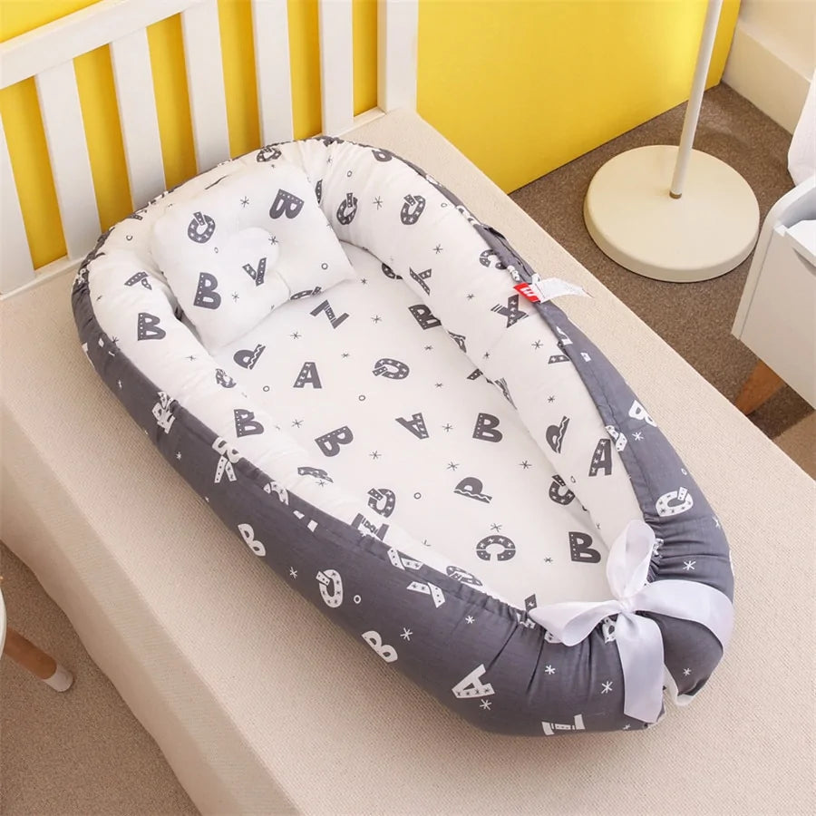 Removable Sleeping Nest for Baby Bed Crib