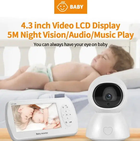 Baby Monitor 4.3 Inch 1080P