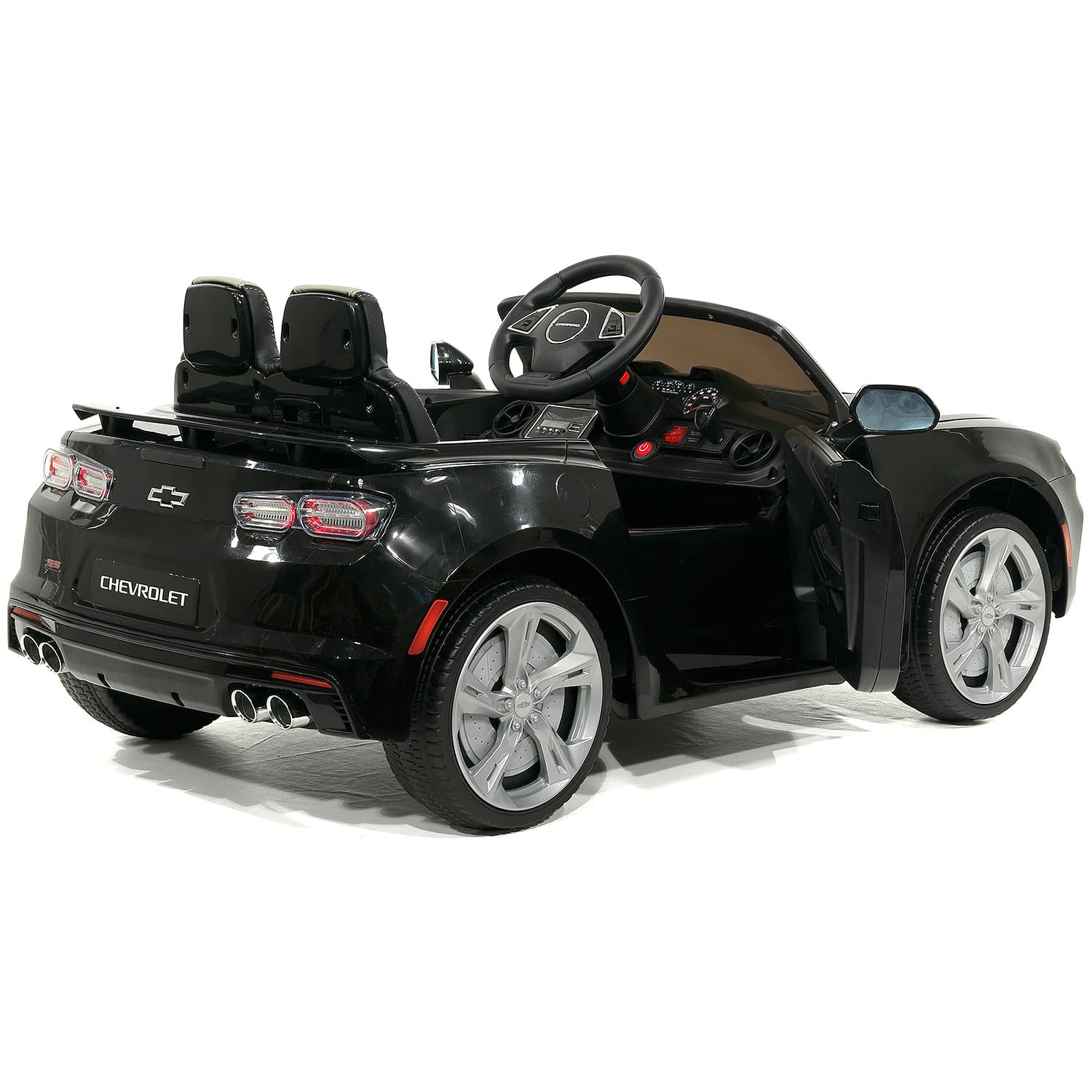 Chevrolet Camaro SS 12V Kids Ride-On Car with Parental Remote Control | Black