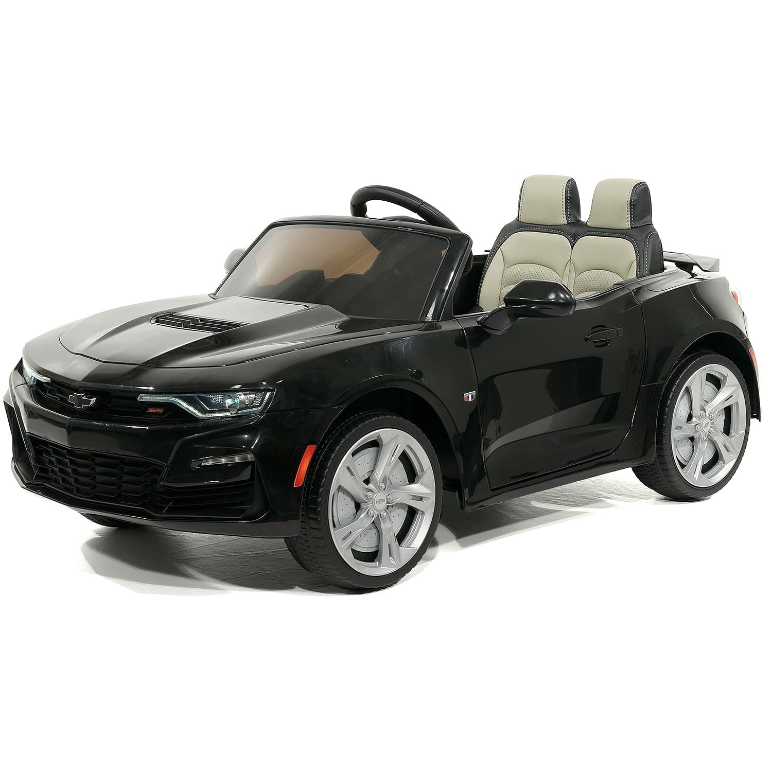 Chevrolet Camaro SS 12V Kids Ride-On Car with Parental Remote Control | Black