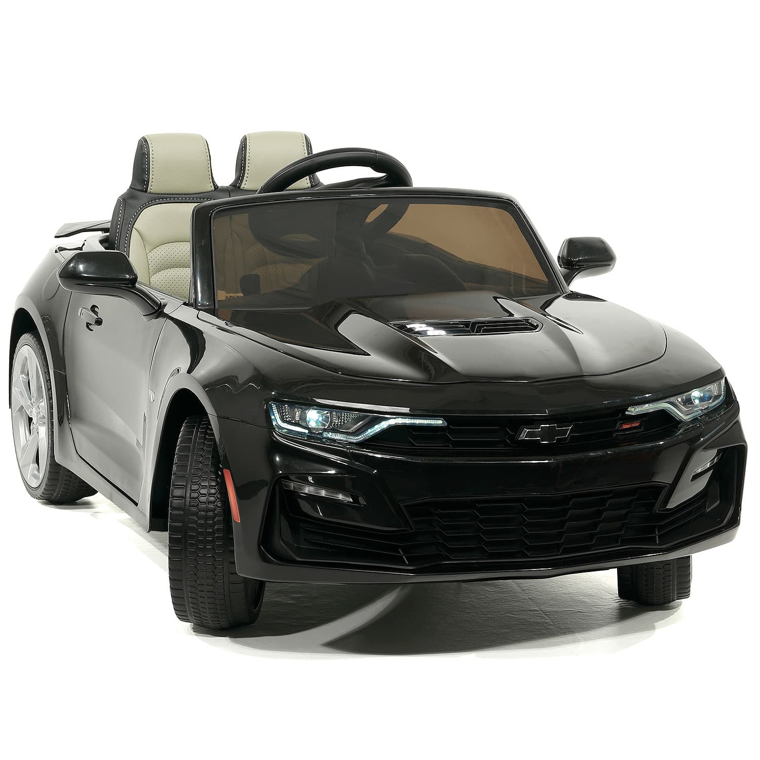 Chevrolet Camaro SS 12V Kids Ride-On Car with Parental Remote Control | Black