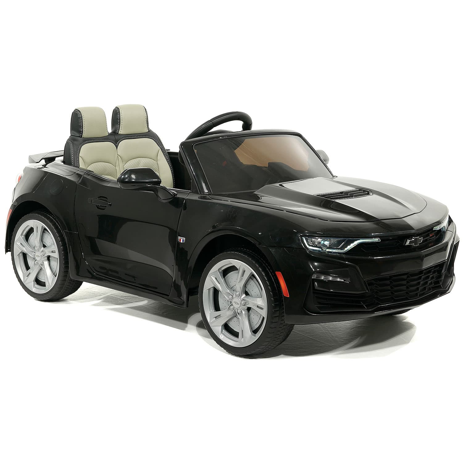 Chevrolet Camaro SS 12V Kids Ride-On Car with Parental Remote Control | Black