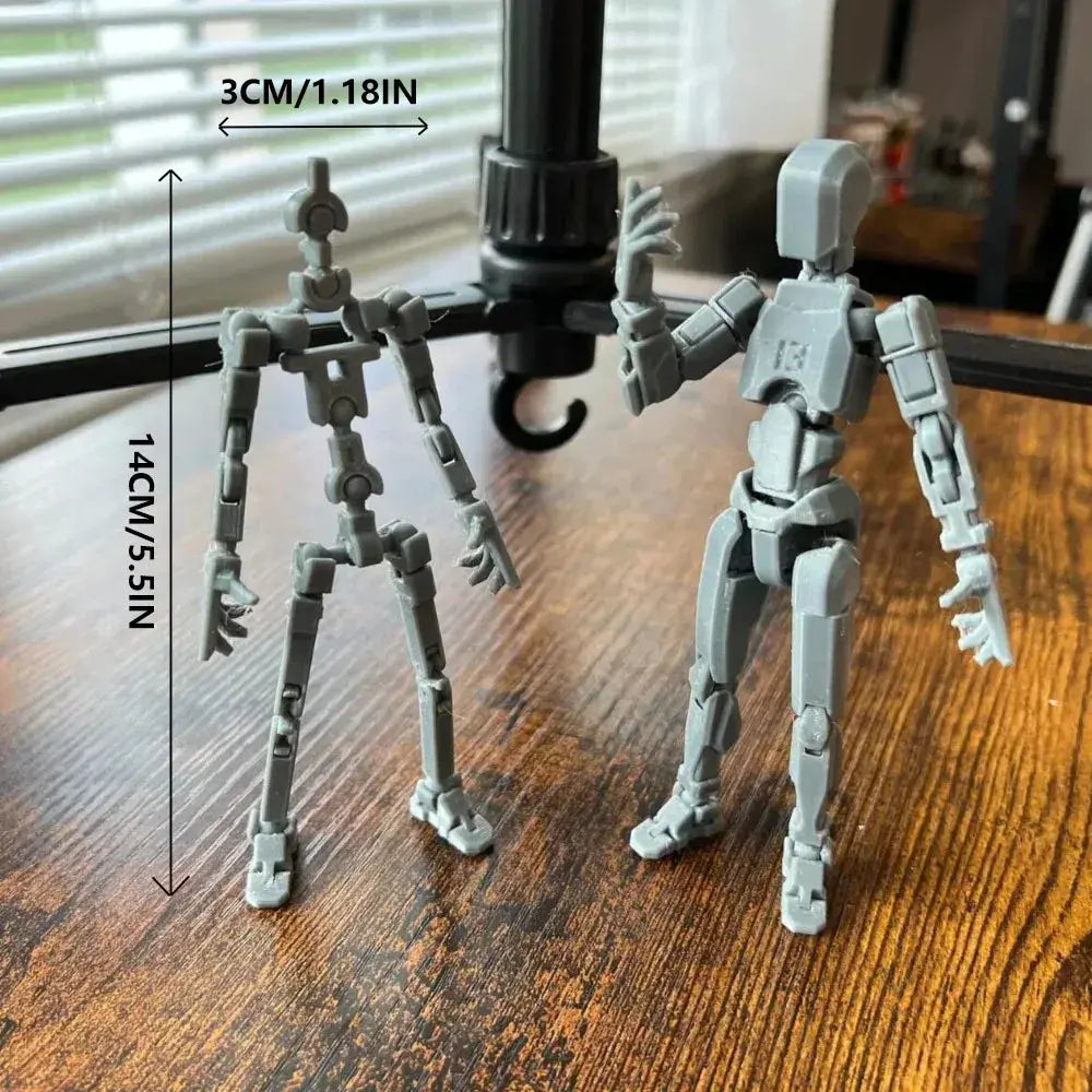 Multi-Jointed Shapeshift Robot Action Figure Toy Set