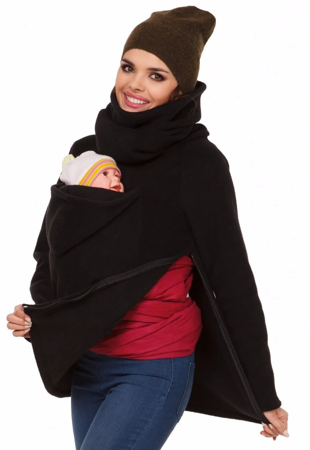 CuddleUp™ Kangaroo Carrier Sling Bag Coat