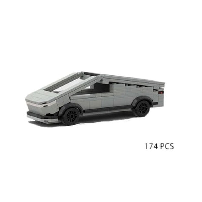 MOC Cyber Tesla Assembly Roadster Building Blocks Set