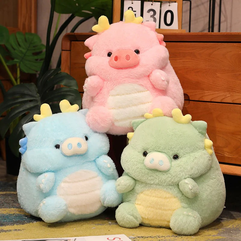 Cute Dragon Pig Plush Toy