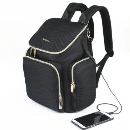 Ultimate Diaper Backpack: Stylish & Functional Baby Bag for Parents on the Go!