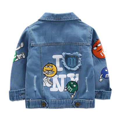 "MM" Jeans Jacket from Kinder Streetwear