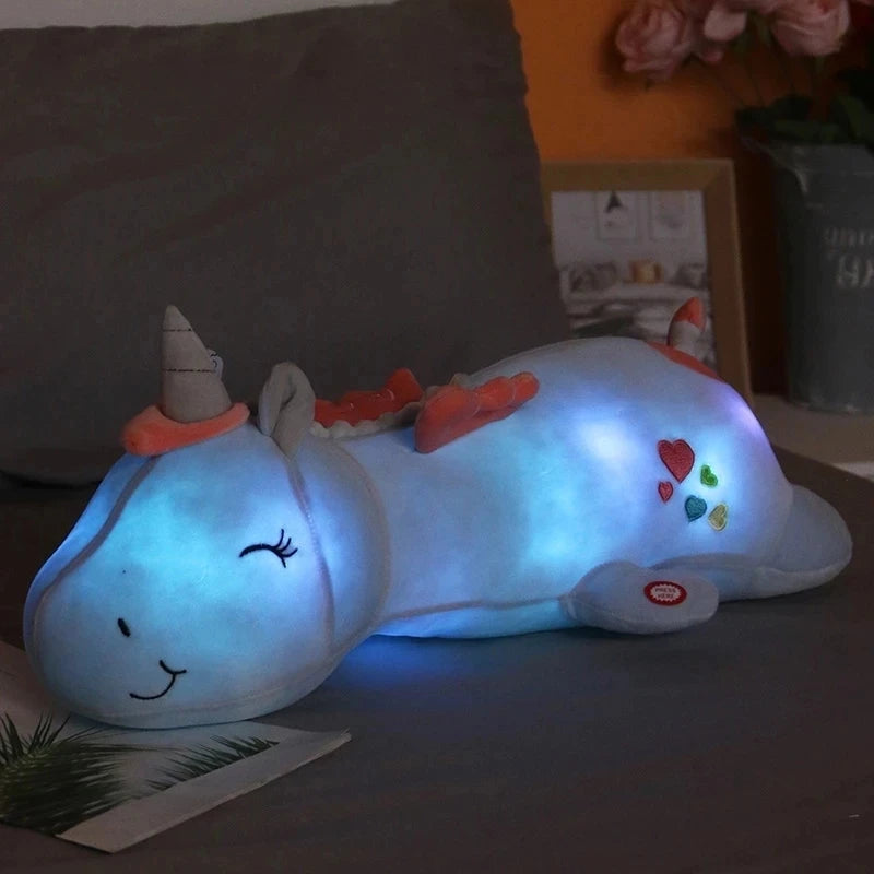 Cute Glowing LED Light Unicorn Plush Toys