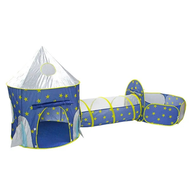 Kids Tent House Play Tunnel