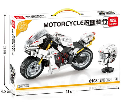 Motorcycle Model Building Block Toy