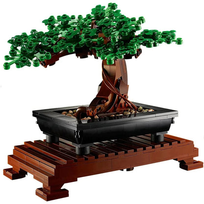 Bonsai Tree Flower Bouquet Perpetual Building Block Bricks Model