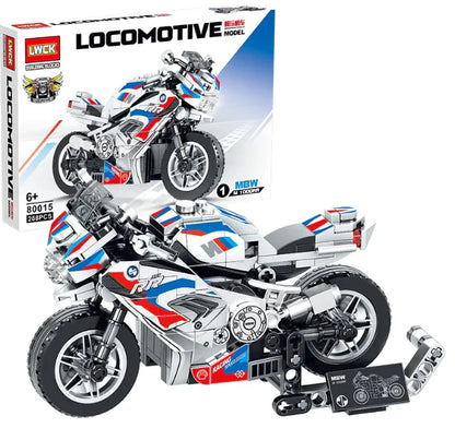 Motorcycle Model Building Block Toy