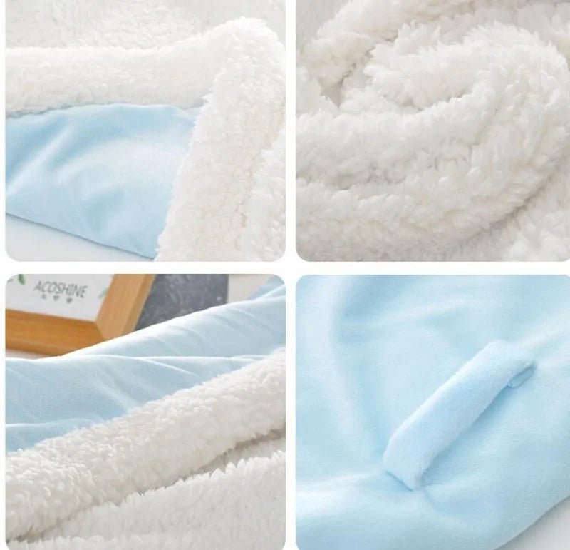 CozyCloud™: Double-Layer Fleece Blanket